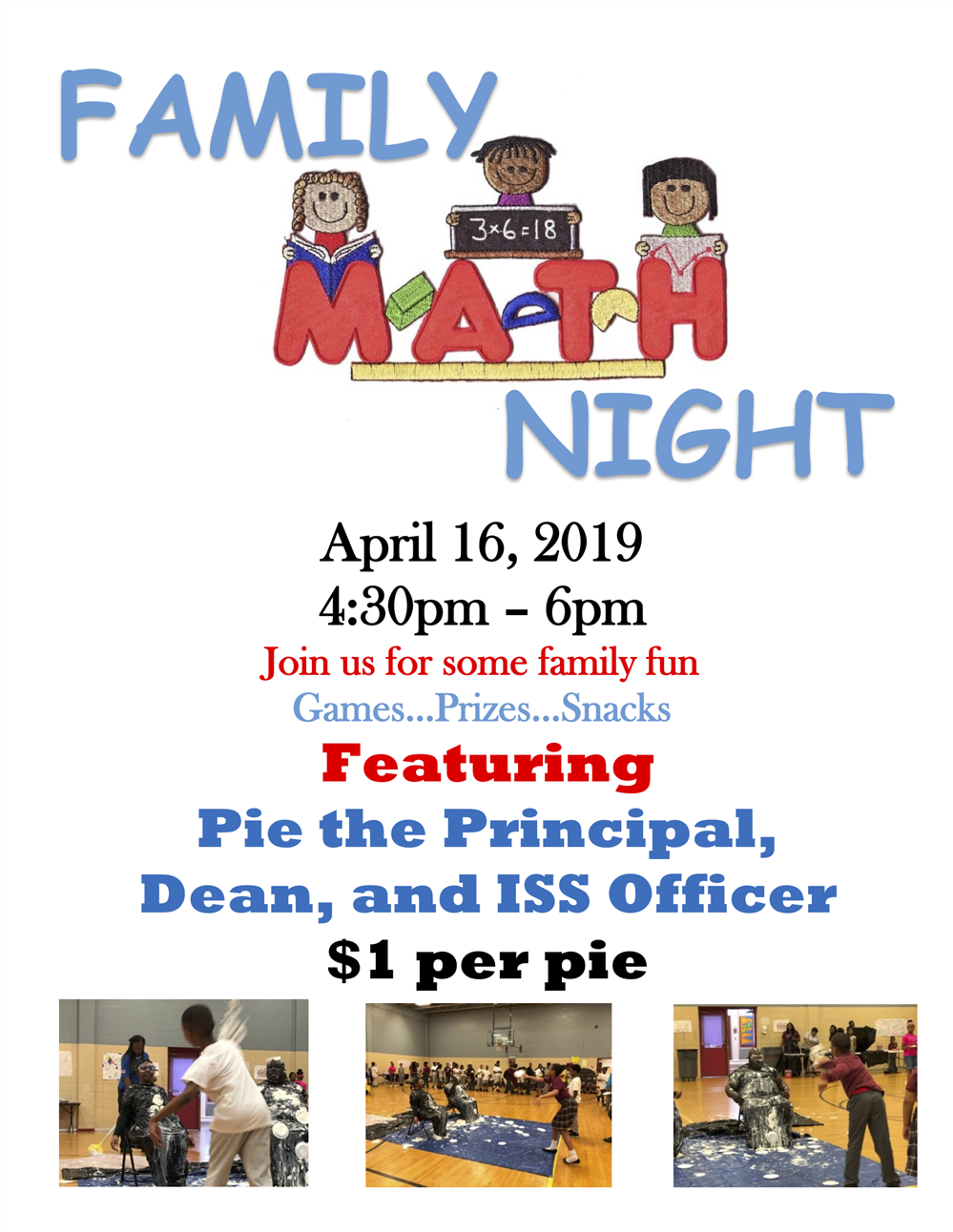 Join us for Thea Bowman Leadership Academy Math Night April 16th   